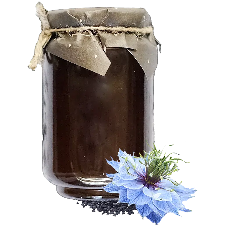 Bees create this honey in locations covered with magnificent black seed flowers. This honey has a dark amber color -ExportSet